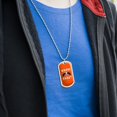 thumbnail image 3 of Wanna Hang Want Bat Funny Humor Military Dog Tag Pendant Necklace with Chain, 3 of 5
