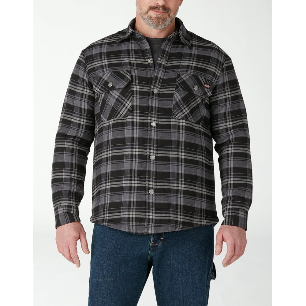 Genuine Dickies - Genuine Dickies Sherpa Lined Flannel Shirt Jacket ...