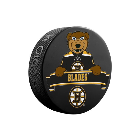 Blades Bruins Mascot Officially Licensed Hockey Puck