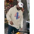 thumbnail image 2 of 4Th Of July, Independence Hoodie Men -Image by Shutterstock, Male 5X-Large, 2 of 4