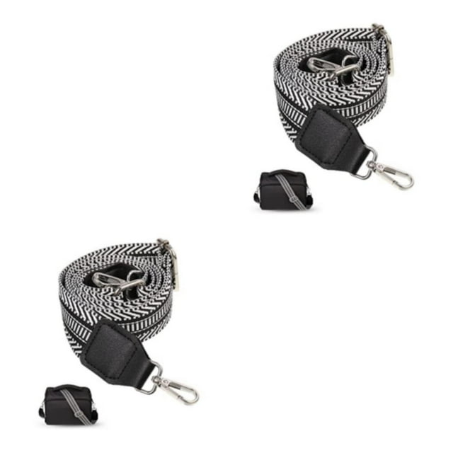 Youkk Sangle de Sac Réglable pour Confort Personnalisable Robuste et Durable Sangle de Sac Boucle Argentée 2Ensemble