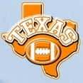 thumbnail image 2 of CafePress - Texas Football Infant Bodysuit - Baby Light Bodysuit, Size Newborn - 24 Months, 2 of 4