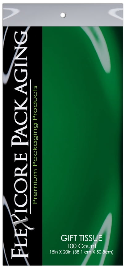 Green Gift Wrap Tissue Paper 15In X 20In - 100 Sheets - Walmart.com