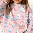 thumbnail image 6 of ITSAME Girls Sweatshirts, Long Sleeve Easter Print Round Neck Kids Loose Casual Pullover Top Multicolor 14-15T, 6 of 6