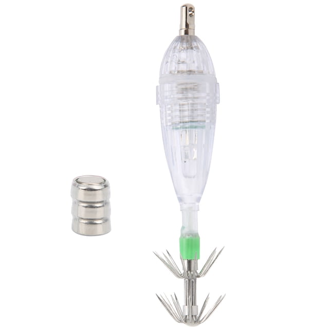 Cebo con luz LED NikouMX para pesca con anzuelo de calamar
