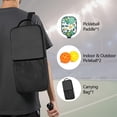 thumbnail image 2 of Pickleball Paddles Set Of 1, Fiberglass Surface, Tropical Leaf Print, 1 Paddle, 2 Balls & Bag, 2 of 5