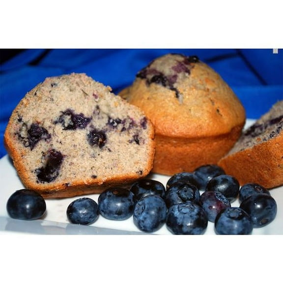 Sky Blue Foods Whole Grain Simply Blueberry Muffin, 3.2 Ounce -- 48 per case