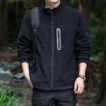 thumbnail image 2 of Sudadera con cremallera de alta calidad, perfecta para otoño e invierno, ropa polar 2024, sudadera con capucha térmica informal cálida coreana para hombre, 2 of 5