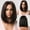 Brown Black Ombre XY, variant on DOPI Black Wavy Wig for Women with No Bangs, Dark 28 Inches, Synthetic Wig for Daily Women's Fashion Wigs