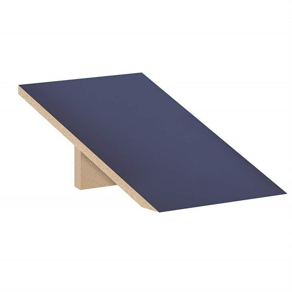 Sloping Hood - for 18 Inch Deep Designer Wood Locker - 3 Wide - Blue