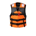 thumbnail image 2 of Adult Life Jacket Reflective Safety Vest for Kayak Fishing Boating Emergency Water Sports 17X22X6 in Size for Men Women, 2 of 8
