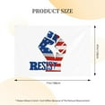 thumbnail image 5 of DouZhe American Usa Resist Fist Flag Sign Banner, American Flag Hanging Banners Backdrop Festive Party Decor for Indoor Outdoor, 47 x 71 Inches, 5 of 7