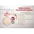 thumbnail image 2 of Rose Mini Punch Needle Kit, 2 of 6