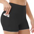 thumbnail image 2 of frariair ​Women's Compression Workout Shorts With Tummy Control Panel And Breathable Mesh For High Intensity Training​ Black, 2 of 5