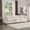 Beige, variant on YWEN Mid-Century Modern 3-Seater Sectional Sofa with Pillows, Corduroy Fabric Upholstery, Comfortable Living Room Couch