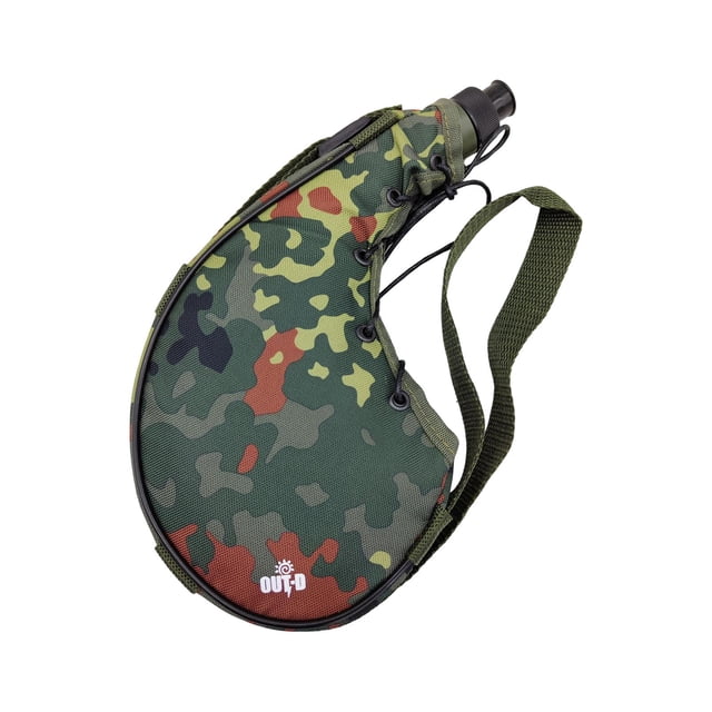 de cadera para acampar del de la botella de agua para la Rojo camuflaje Sharpla Botella de deporte al aire libre