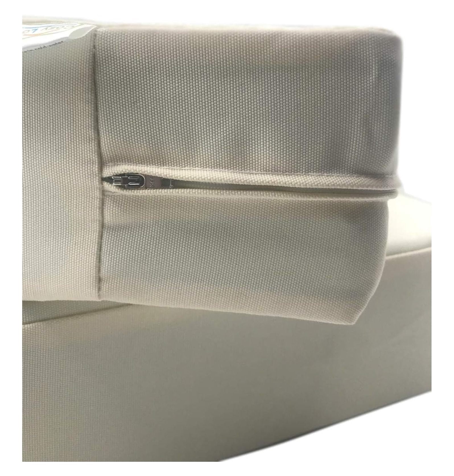 Indoor Outdoor Water High UV Resistant Patio Chair Cushion Cover (Cream White, 24"x24"x4" (2 Covers))