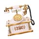 thumbnail image 5 of Caja de Música con Forma de Teléfono, Artículo de Colección, Decoración de Mesa con Forma de Teléfono, Adorno Nostálgico de Estilo Europeo, Hecho de P Blanco, 5 of 9