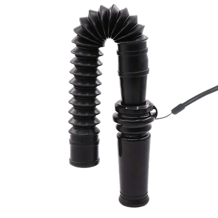 Deer Call Tube Call For Deer With Lanyard Portable With Realistic Vocalizations For Doe Fawn For Grounds Outdoor Detachable Into 3 Components (black)