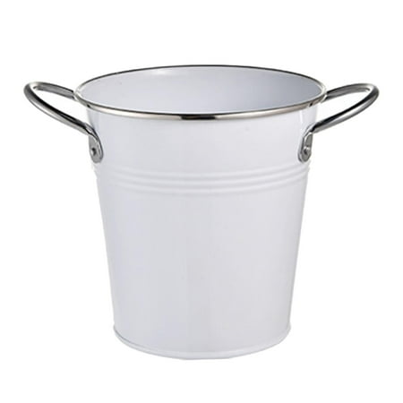 

Bucket Kitchenware Bar Supplies Stainless Steel Portable Oversize Drink Tub Snack Srage Bucket for Hotel Chips Fried Chicken φ12.5cm×12.5cm