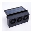 thumbnail image 1 of Air Cycle Fan Solar Fan Car Changing Fan Solar Exhaust Fan USB Rustle Hot Fan ,High-Speed Airflow, 1 of 5