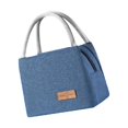 thumbnail image 4 of Camping Lunch Storage Bag with Handle Thermal Fresh-keeping Organizer Working Handbag Organizing Box for Office Barbecue Blue Large, 4 of 7