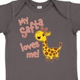 thumbnail image 4 of Inktastic My Safta Loves Me Cute Giraffe Boys or Girls Baby Bodysuit, 4 of 5