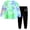 4#Green, variant on 1T 2T 3T 4T 5T 6T Toddler Baby Girl Summer Clothes Set Short Sleeve T-shirt Tops Pants Little Kids School Wear Outfits 2Pcs(Sky Blue,4-5 Years)
