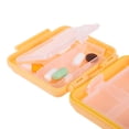 thumbnail image 2 of Unique Bargains 1 Pc 6 Grids Independent Double Layer Pill Case Detachable for Travel Orange, 2 of 6