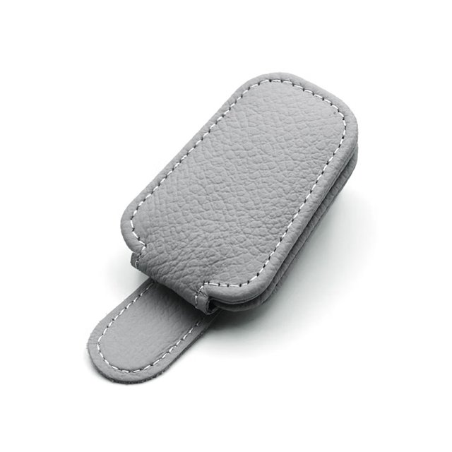 Riwesomey Soporte para gafas de sol, soporte para gafas, suministros para coche, piezas interiores que ahorran espacio, mano de obra automotriz Automoción decorativa y accesorios Gris