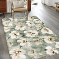 thumbnail image 2 of 3'x5' Area Rugs, Sage Green Spring Floral Indoor Outdoor Area Rug for Living Room Bedroom, Summer Botanical Flowers Washable Bathroom Rugs Kitchen Floor Carpet Mats Home Decor Aesthetic, 2 of 8