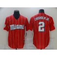 thumbnail image 1 of Baseball Jersey Marlins Jersey Fan Edition Miami Marlins 2# Copy Player Name Jersey, 1 of 2