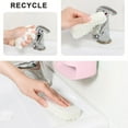 thumbnail image 4 of Suction Cup Wall Mounted Drain Soap Box - Soap box with sponge cleaning, 4 of 6