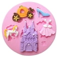 thumbnail image 2 of Molde de pastel de silicona Sunnimix para Decoración de Fondant y Chocolate color rosa, 2 of 8
