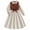 A-6714White, variant on MEZZALL Girls Dresses O-Neck 2PCS Sets Vest Long Sleeve Dress With Belt Casual Outfits For Girls Age 8 13 Fall Fashion Comfortable Toddler Dailywear Boho / 11-12 Years