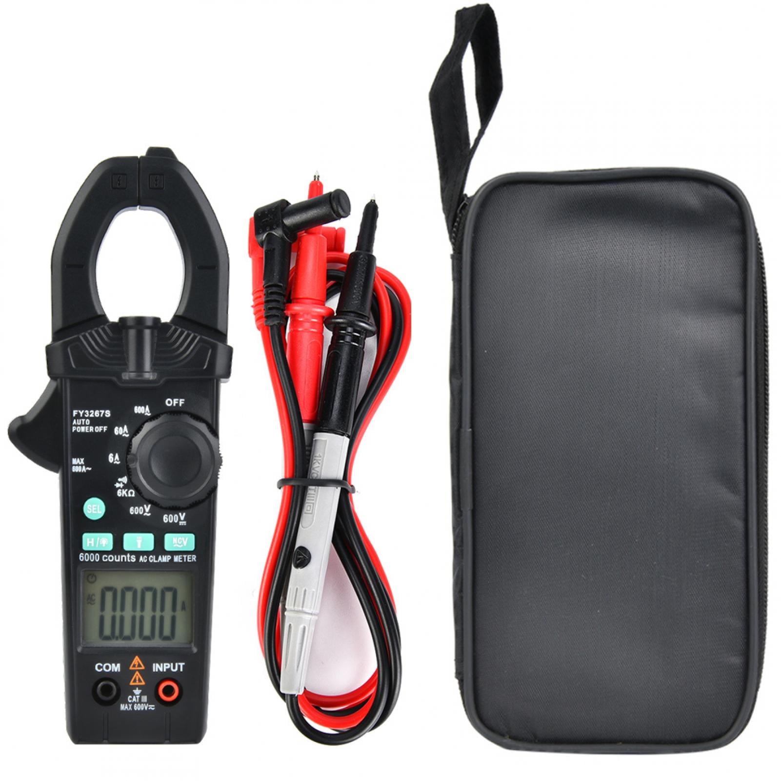 Wchiuoe Clamp Meter, High Resolution Ac Dc Clamp Meter, Flexible Coil 