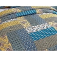 thumbnail image 6 of DaDa Bedding Honey Cove Garden Floral Paisley Cottage Patchwork Bedspread Set (JHW-957), 6 of 7