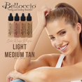 thumbnail image 3 of Belloccio LATTE Color Shade Belloccio Professional Airbrush Makeup Foundation, 1/2 oz., 3 of 5
