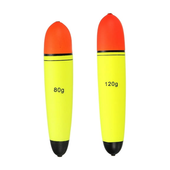 EVA 2.8oz 4.2oz Fishing Slip Bobbers Float, Yellow, 2 Pack