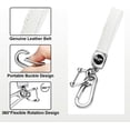thumbnail image 6 of Key Fob Cover Compatible with Toyota 4Runner CHR RAV4 Camry Corolla Avalon Prius Highlander GT86 2016-2024 3 Button Keychain Case Holder Protector,White, 6 of 6