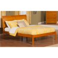 thumbnail image 1 of AFI Portland Queen Sleigh Solid Wood Platform Bed in Caramel Latte, 1 of 4