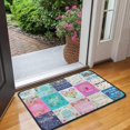 thumbnail image 2 of Pioneer Flower Floral Print Pattern Door Rugs,Washable Non Slip Door Mats Indoor,Decorative Door Mats,Entry Mat Indoor for Entrance,Bedroom,Kitchen,Bathroom,30"x17", 2 of 6