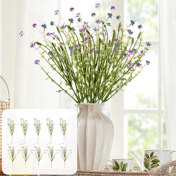 Dried Lavender Flowers Bundles, Bunches Dried Flower Bouquet for Vase, Valentines Day Decor Present, Home, Wedding, Photography, Floral Arrangement, DIY Stylish Home Decoration