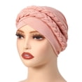 thumbnail image 3 of Milk Silk Hijab Headband Two Tone Solid Color Head Wrap with Design for Daily Wear and Comfort, 3 of 3