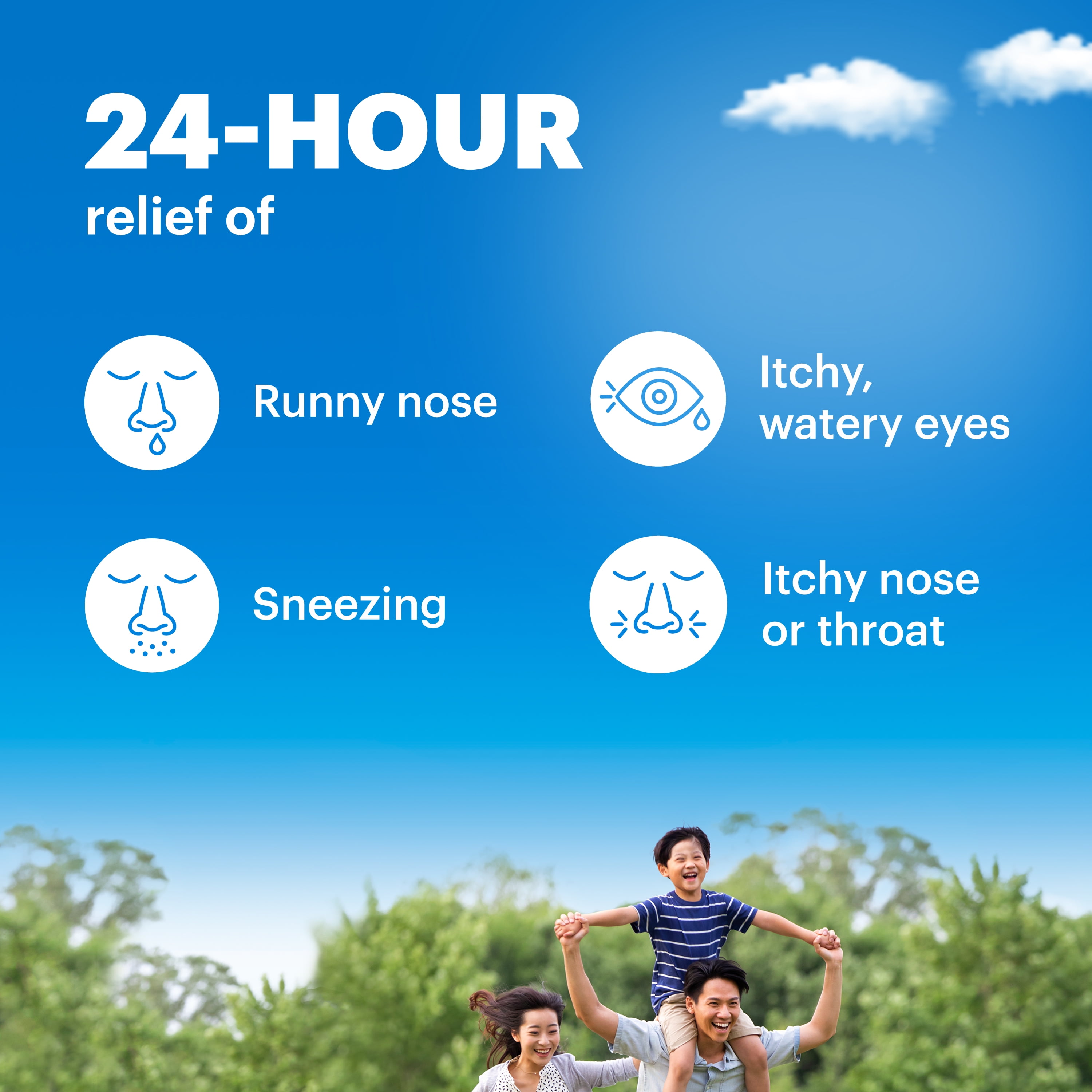 Children's Claritin 24 Hour Non-Drowsy Allergy Relief, Grape Chewable Tablets, Dye-free, 30 Count