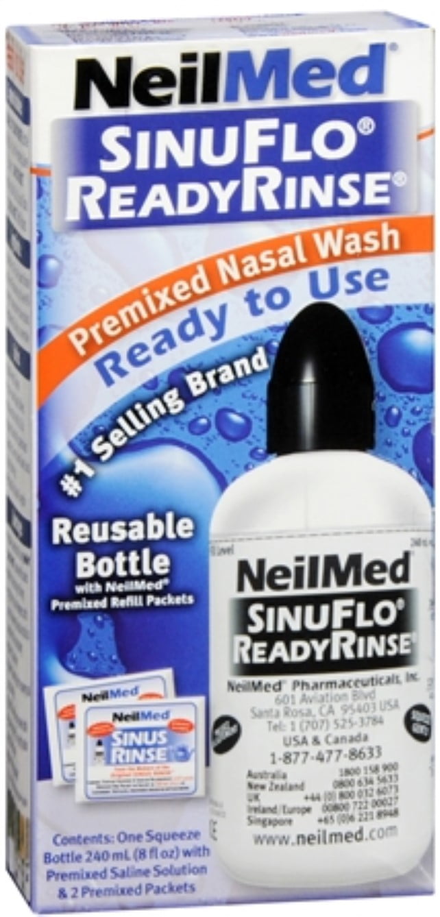 NeilMed Pharmaceuticals SinuFlo, ReadyRinse Premixed Nasal Wash, 1 ea