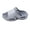 Grey, variant on Women's Men's Chunky Air Cushion Ortho Walking Slippers with Back Strap Comfortable Non Slip Cloud Pillow Thick Sole Water Sandals Outfoor for Plantar Fasciitis Black Size 10-10.5