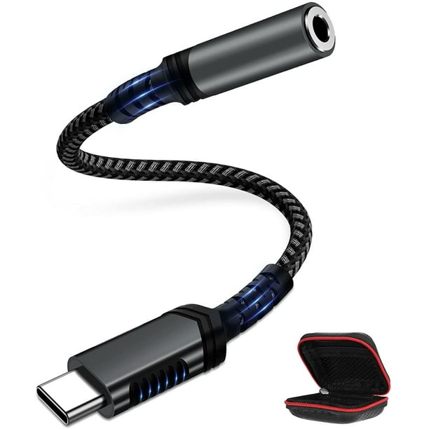 CABLING® USB type C femelle Port de charge adaptateur convertisseur audio  jack écouteurs avec prise jack 3,5 mm pour USB Type C
