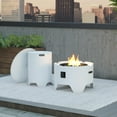 thumbnail image 2 of CosmoLiving by Cosmopolitan, Astra Collection, Propane Tank Holder, White, 2 of 7