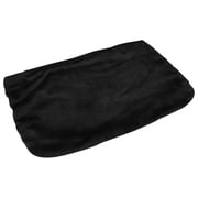 OULII Black Stretchable Fabric DVD Player Cover with Elastic Band, Indoor Protective Sleeve for Electronics